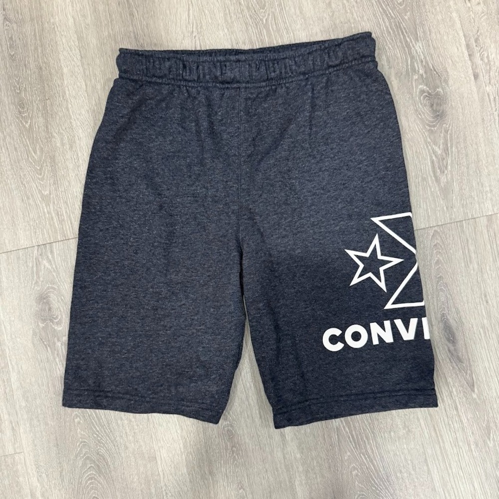 Converse Sweatpants Youth XL Blue Heather Logo Joggers Pull-On Athletic‎